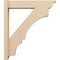 Ekena Millwork 6-in W x 28-in D x 32-in H Balboa Trad Rough Cedar Woodgrain TimberThane Outlooker, Primed Tan OUTUR060X28X32BOA04RCPR - alternate 5